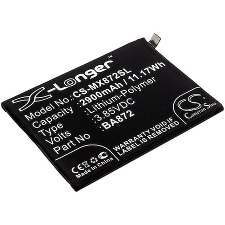 Bsc Preferred Meilan 16X M1872 M872H M872Q Mobile Phone Replacement Battery CS-MX872SL.1